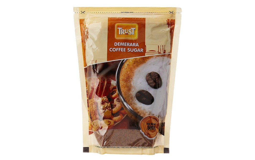 Trust Demerara Coffee Sugar    Pack  500 grams